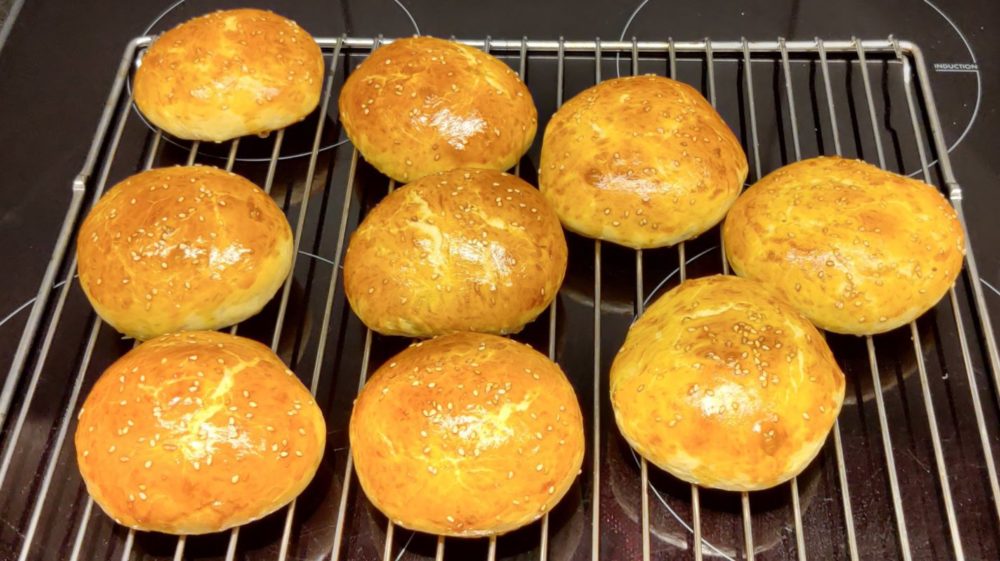 Brioche Buns – Hamburger Brötchen - Kochbuch